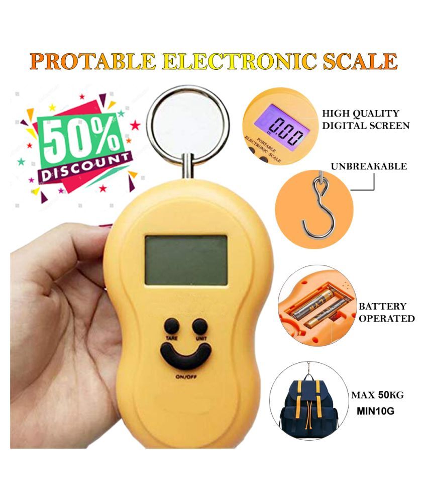     			SM Digital Commercial Weighing Scales Weighing Capacity - 50 Kg Digital Luggage Weighing Scales Weighing Capacity - 50 Kg