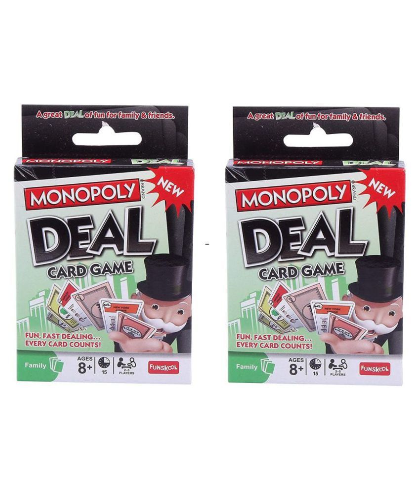 Tickles Monopoly Deal Card Game 2 to 5 Players Set of 2 - Buy Tickles Monopoly  Deal Card Game 2 to 5 Players Set of 2 Online at Low Price - Snapdeal