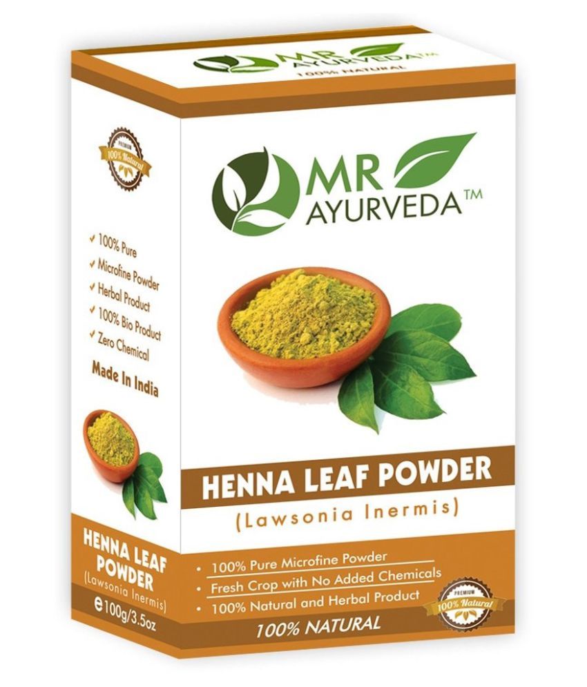     			MR Ayurveda 100% Herbal Henna Powder Natural Henna 100 g