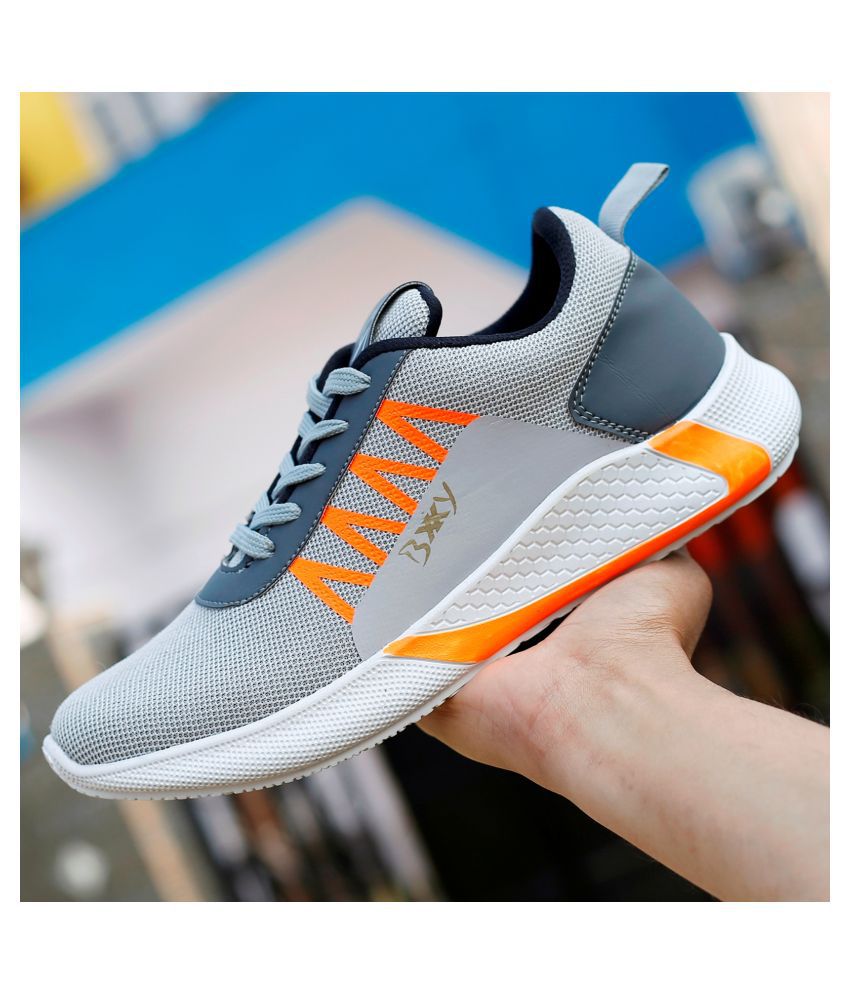 KIN Sports Gray Running Shoes - Buy KIN Sports Gray Running Shoes ...