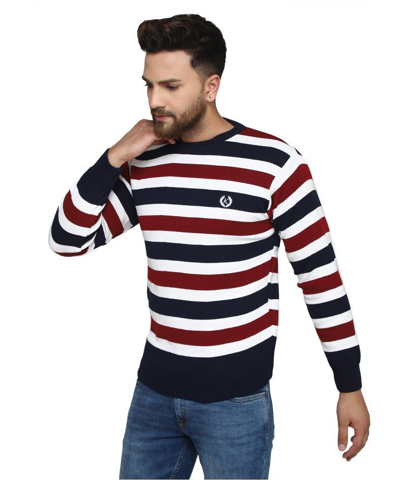 Kvetoo Navy Round Neck Sweater Single 