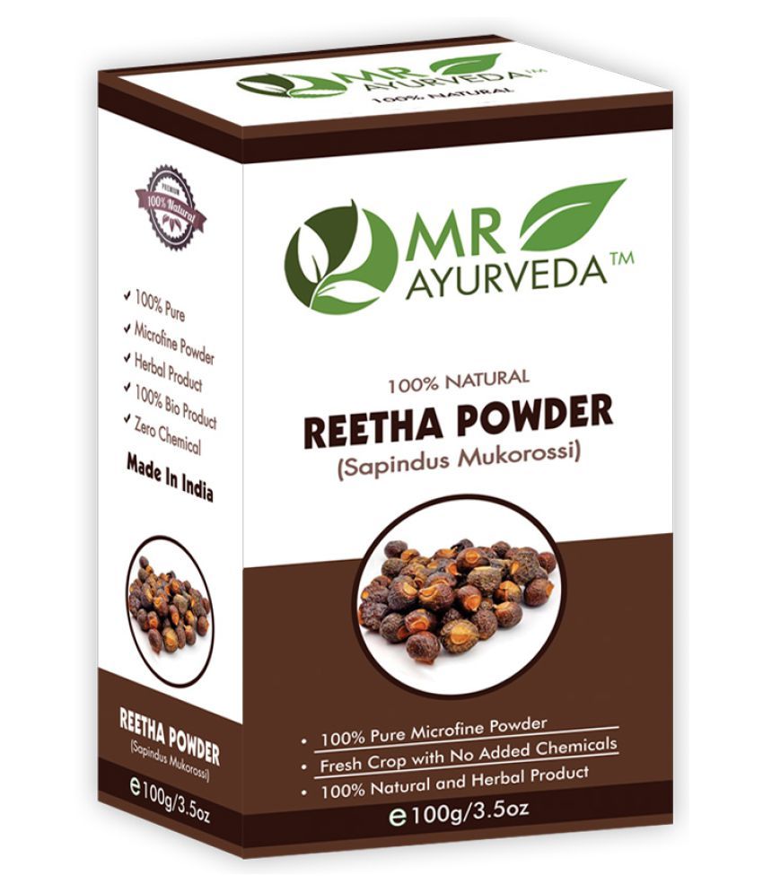     			MR Ayurveda Premium Quality Reetha Powder Hair Scalp Treatment 100 g