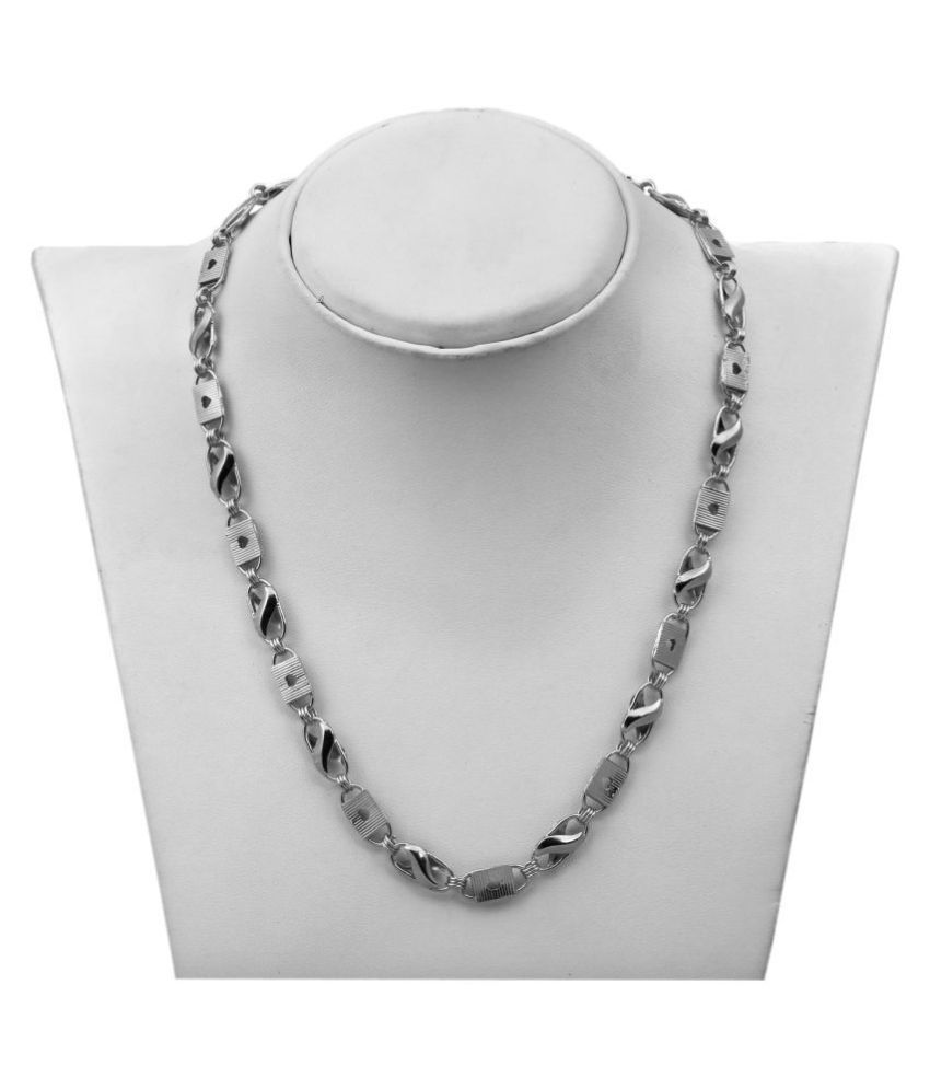     			Sachin Inspired Silver Platted  chain for Men and Boys