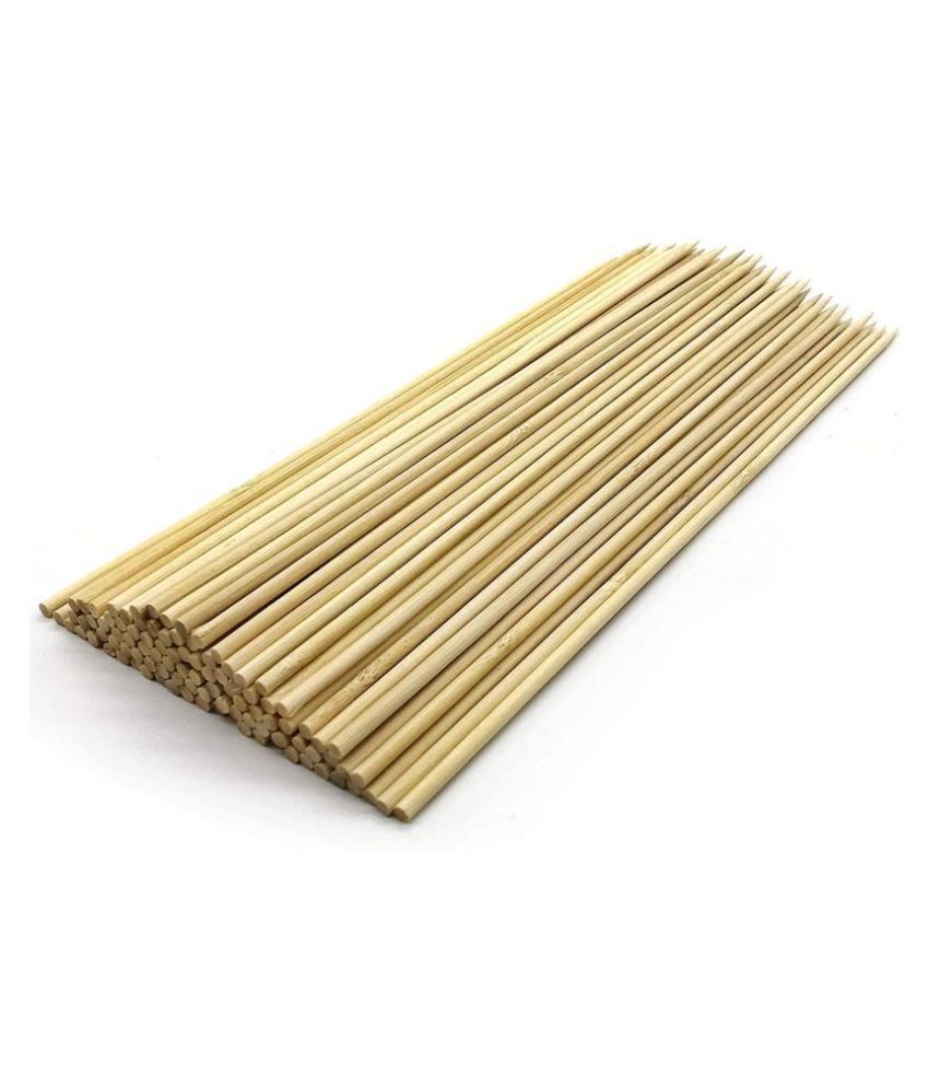     			ZYOZI Bamboo BBQ Sticks/Kebab Sticks/Wooden skewers/Bamboo Skewers/Roasting Pick 8 inches (2.3mm Thickness) (Pack of 100) Item Name (aka Title)