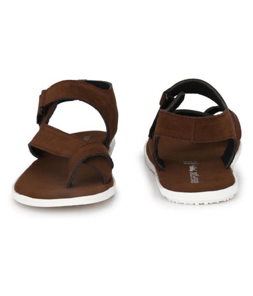 big fox suede leather sandals