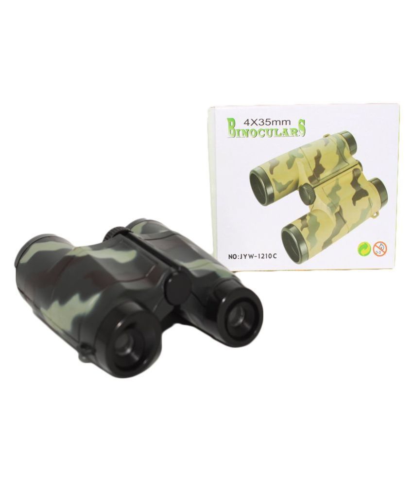 toybest™ Outdoor Observing Binoculars Telescope Toy For Kids/Spy Gear/Military Color/Folding