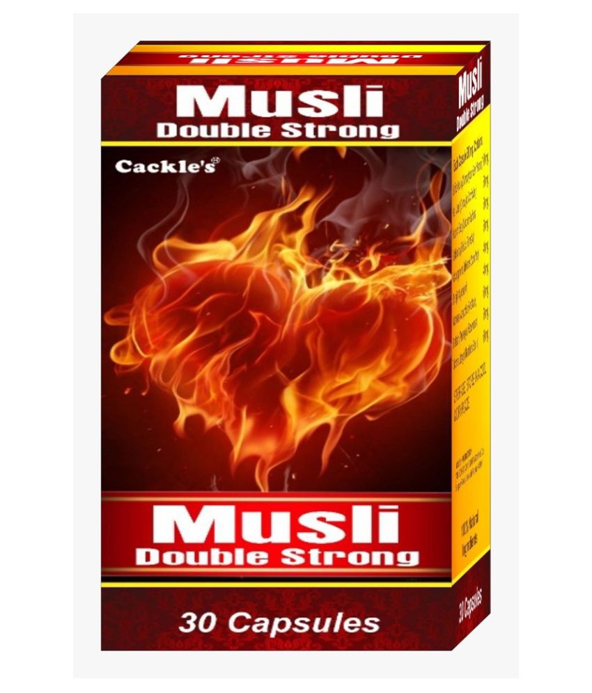     			Cackle's Ayurvedic Musli Double Strong Capsule 30 no.s