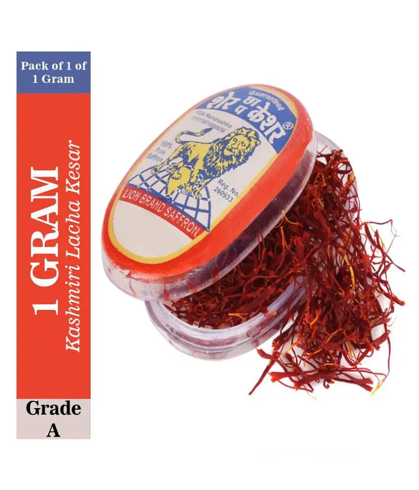 Buy Lion Brand Grade A Kashmiri Mongra Value Pack Saffron