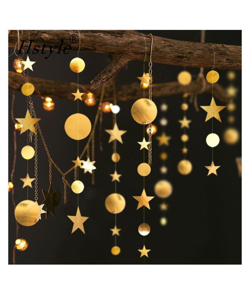 Gold hanging decorations clearance