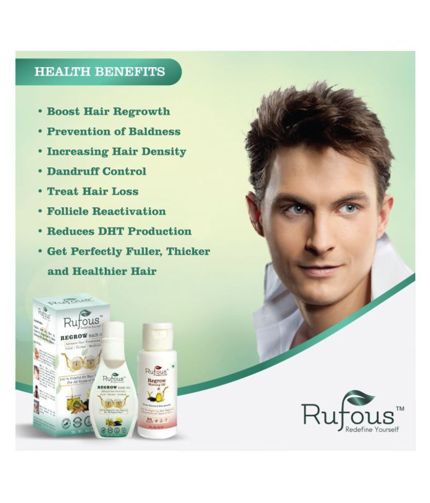 Rufous Regrow Hair Oil - Grows New Hair For Bald Area 175 mL Pack of 2: Buy  Rufous Regrow Hair Oil - Grows New Hair For Bald Area 175 mL Pack of