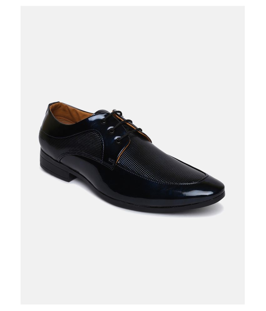 Stanfield Derby Non-Leather Blue Formal Shoes