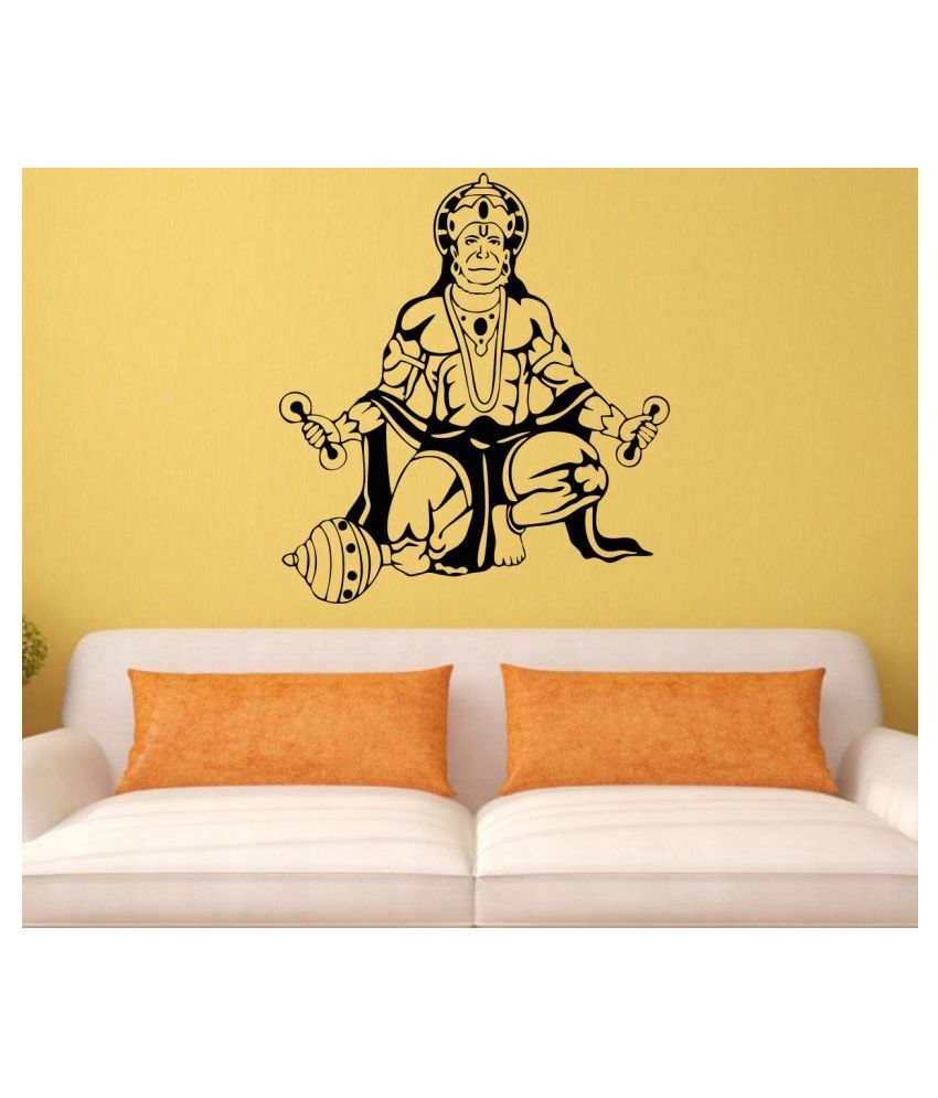     			Asmi Collection Jai Hanuman Wall Sticker ( 68 x 60 cms )