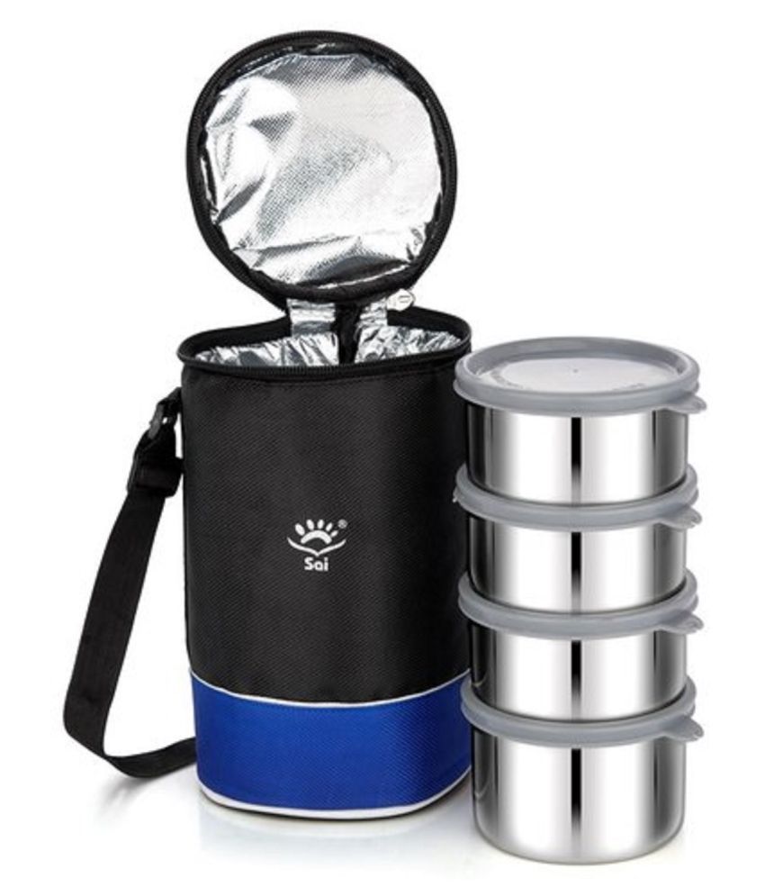 Sai Home Appliances Assorted Stainless Steel Lunch Box: Buy Online at ...