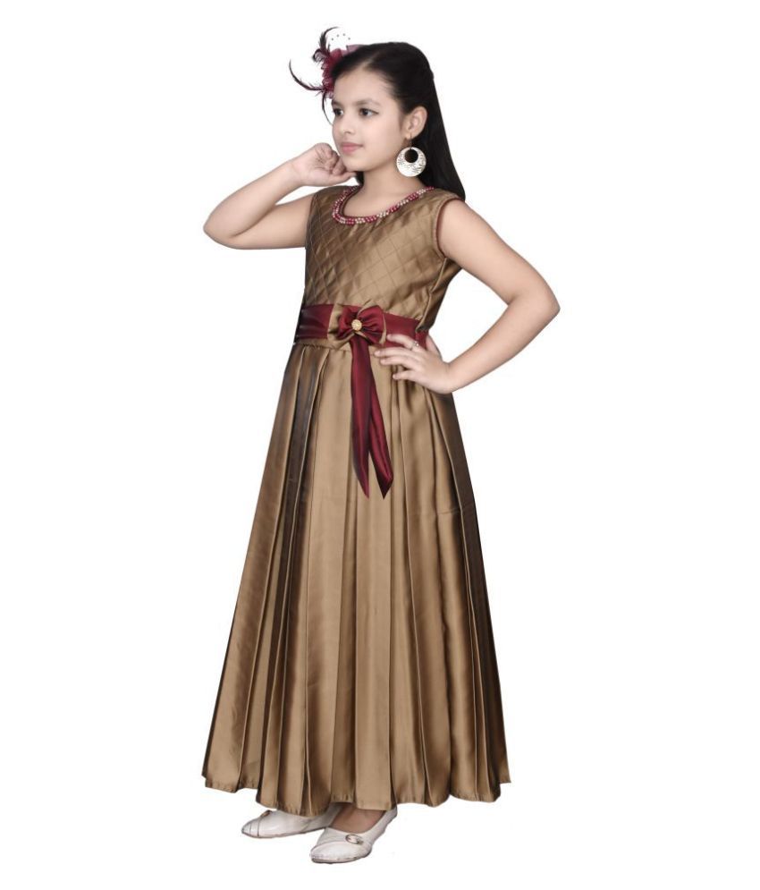 golden frock