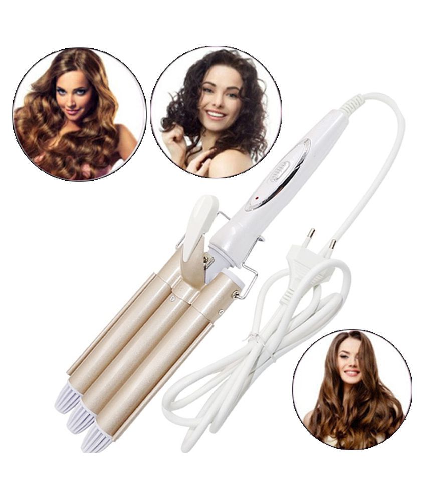     			Triple Barrel Hair Curler Irons Hair Wave Multi Casual Fashion Comb Multi Casual Multi Casual Combo