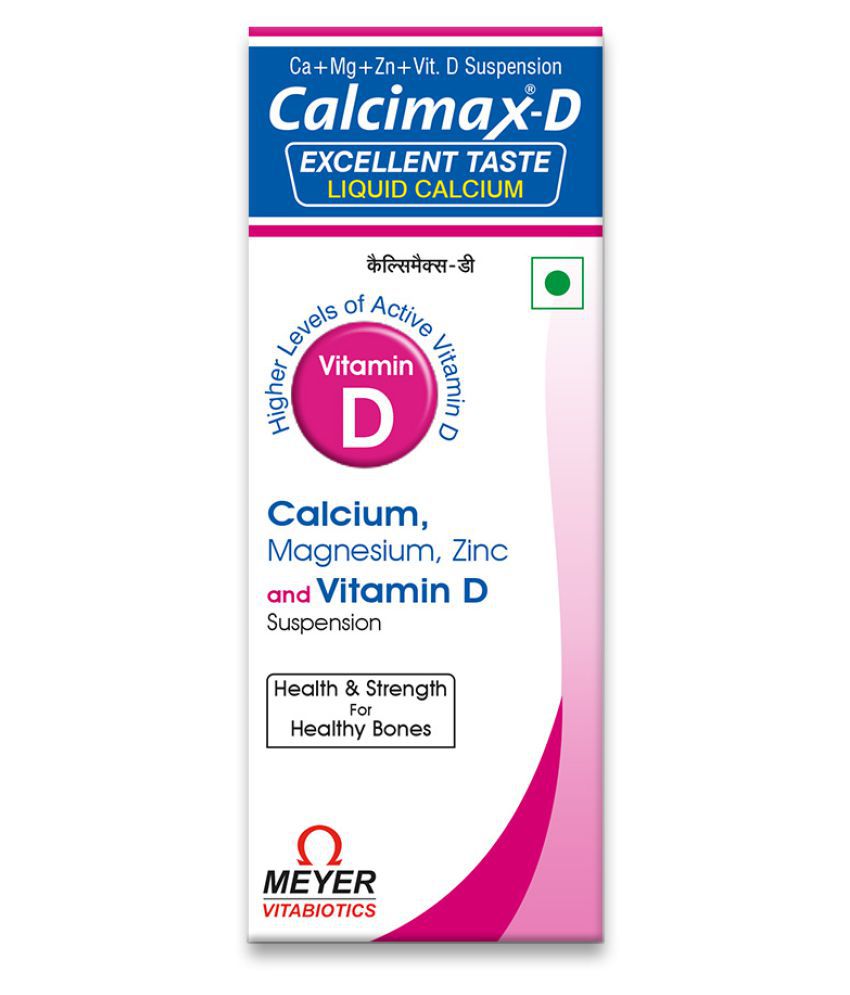     			Calcimax D suspension Liquid calcium 200 ml Multivitamins Syrup