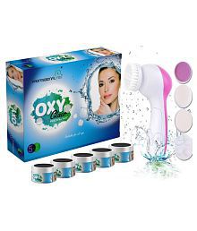 professional feel Facial Massager 5 in 1 &amp; All Type Skin Unisex OXY GLOW Facial Kit 250 g Pack of 2