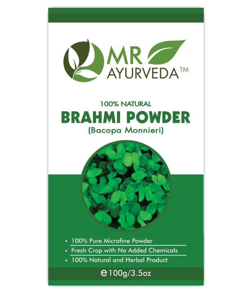     			MR Ayurveda 100% Natural Brahmi Powder Hair Scalp Treatment 100 g