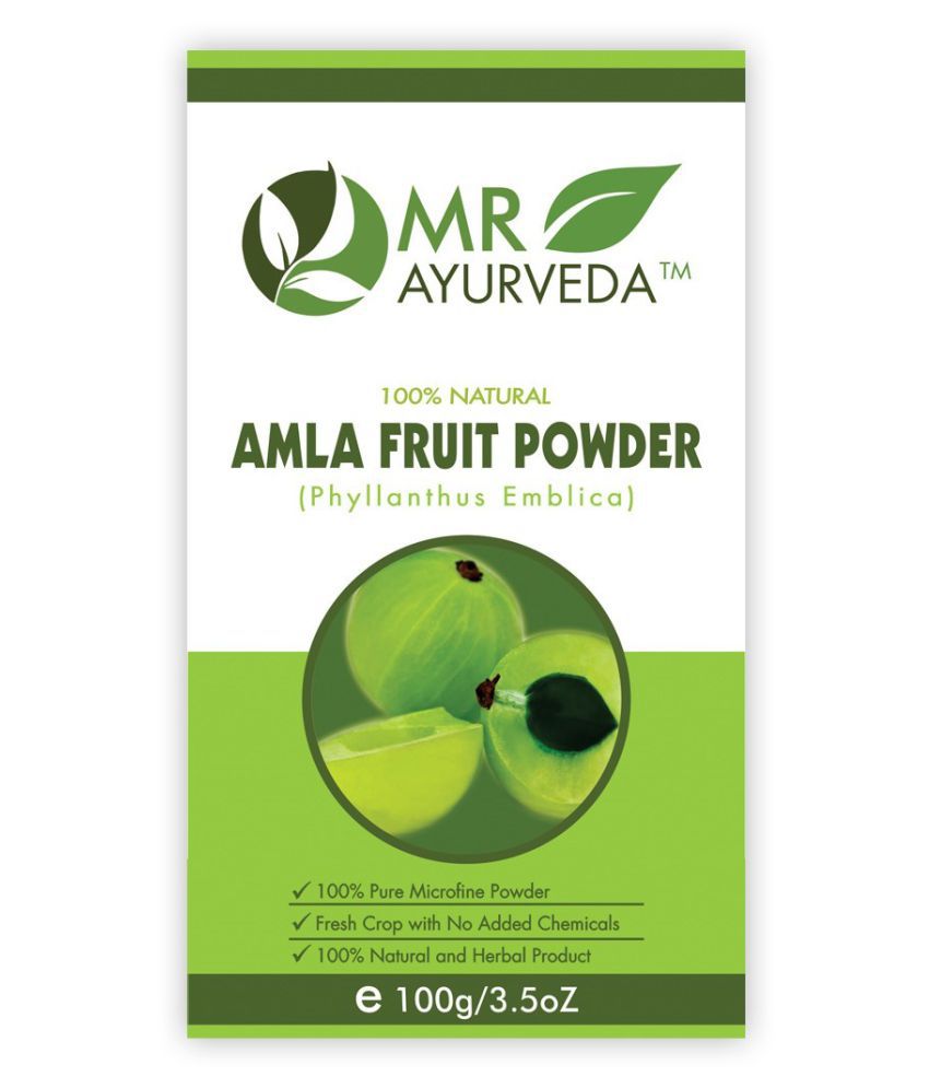     			MR Ayurveda 100% Pure Amla Powder Hair Scalp Treatment 100 g