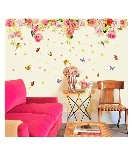 Decor Villa Flying Birds around leafs PVC Wall Stickers: Buy Decor Villa  Flying Birds around leafs PVC Wall Stickers at Best Price in India on  Snapdeal