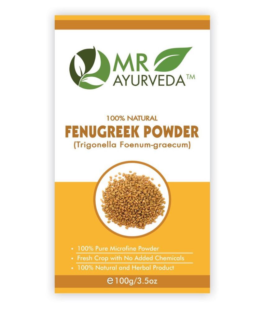     			MR Ayurveda 100% Natural Fenugreek Powder Hair Scalp Treatment 100 g