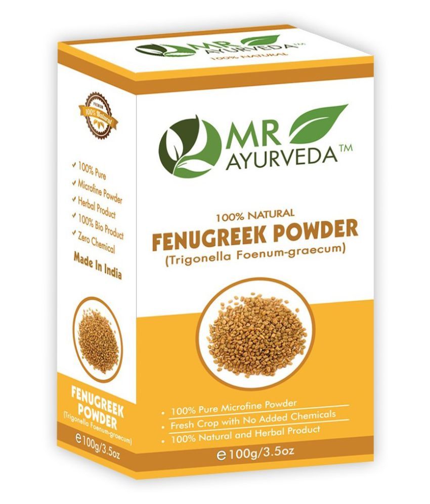     			MR Ayurveda Methi Powder Hair & Skin Hair Scalp Treatment 100 g