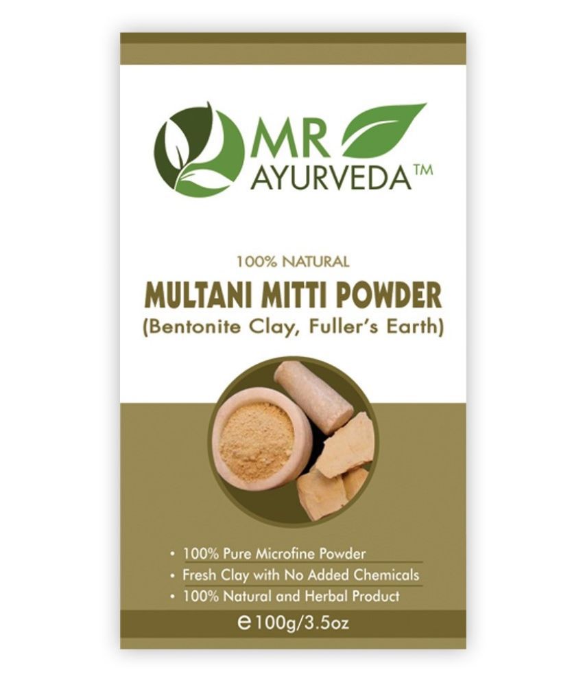     			MR Ayurveda Multani Mitti Powder for Skin Face Pack Masks 100 gm