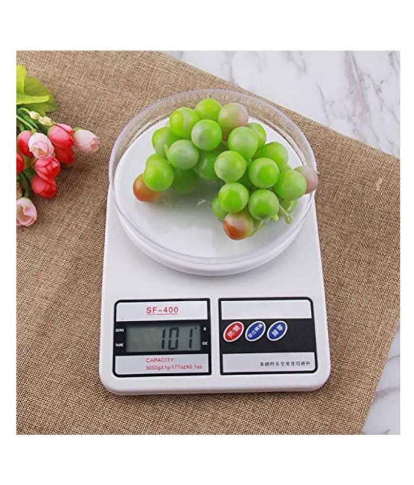     			10 KG Multipurpose Portable Electronic Digital Weighing Scale Weight Machine Digital Kitchen Weighing Scales Weighing Capacity - 10 Kg