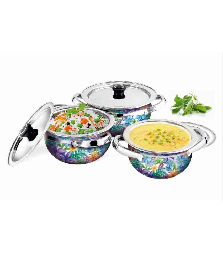     			AQUIRIOS Colour Handi 3 Piece Cookware Set