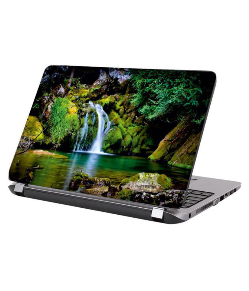     			Laptop Skin water fall Premium vinyl HD printed Easy to Install Laptop Skin/Sticker/Vinyl/Cover for all size laptops upto 15.6 inch