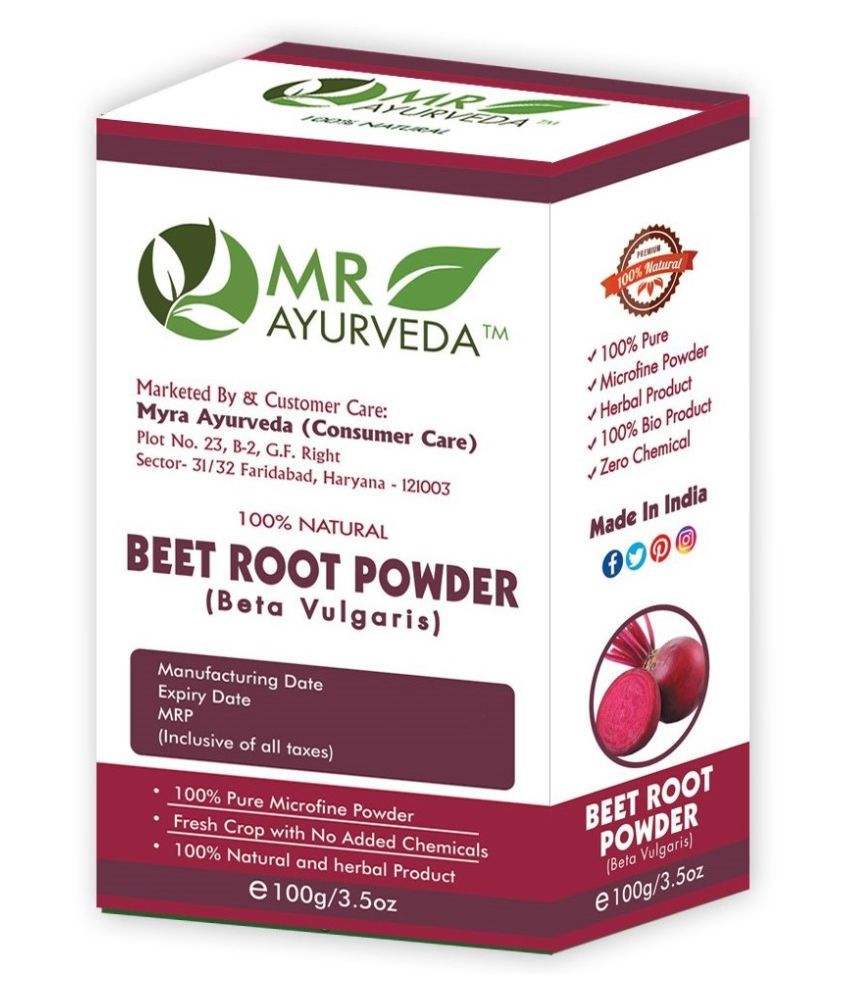 MR Ayurveda Best Selling BeetRoot Powder Face Pack Masks 500 gm Pack of