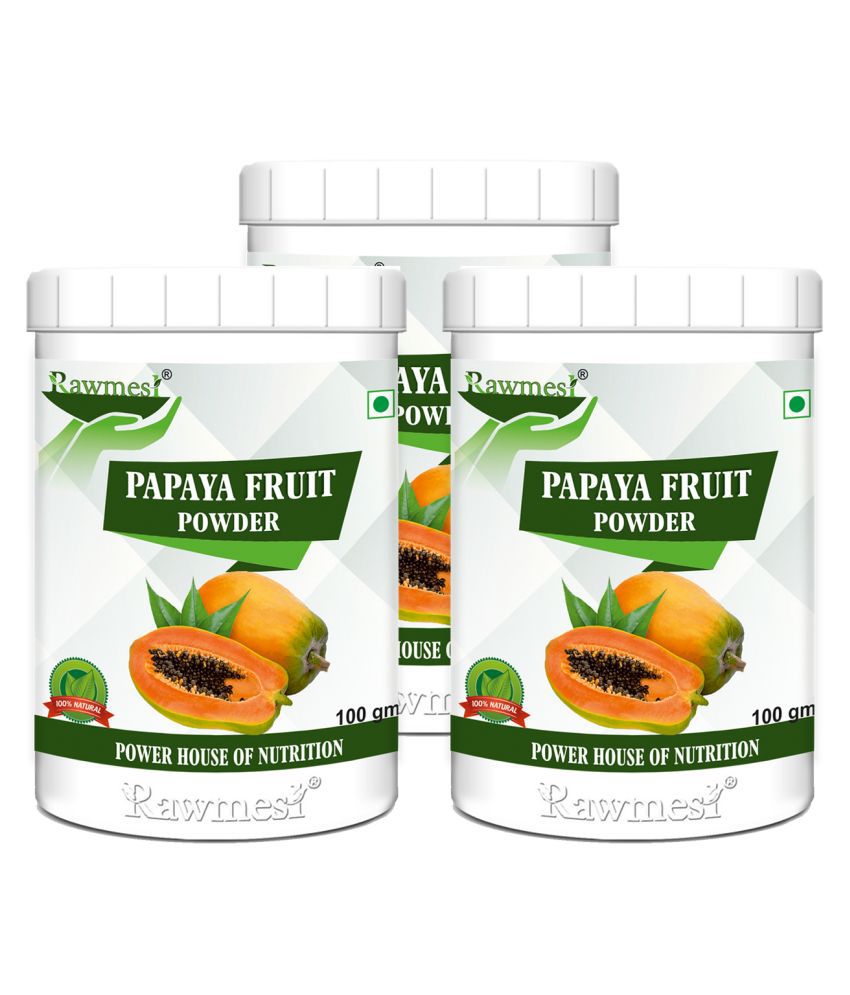 Kashvy Papaya Fruit Powder Face Pack 300 gm Pack of 3