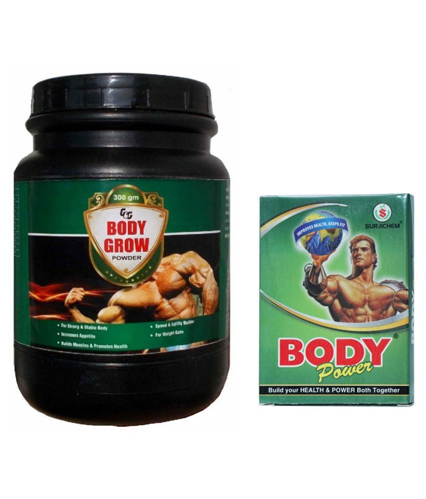 Rikhi Body Power Capsule 20 no.s & Body Grow Powder 300 gm