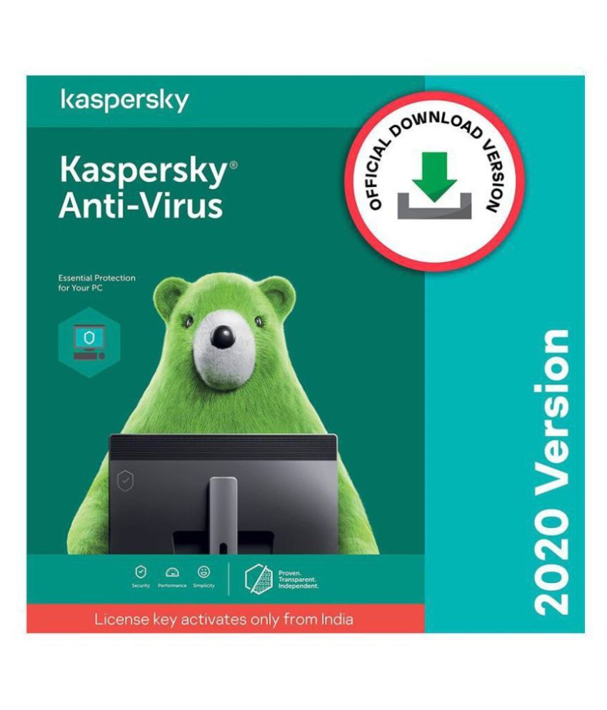Kaspersky Antivirus 1 pc 3 years ( renewal) Email Delivery Buy