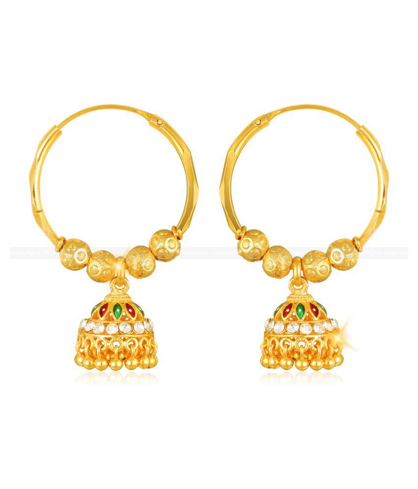     			Vighnaharta Allure Beautiful Earrings Elite Chic Gold Plated for Women and Girls [VFJ1338ERG ]