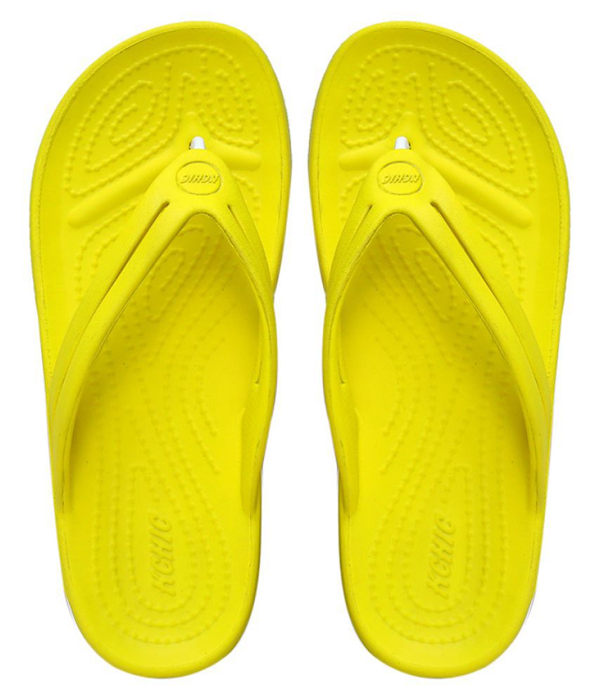 KCHIC Yellow Slippers