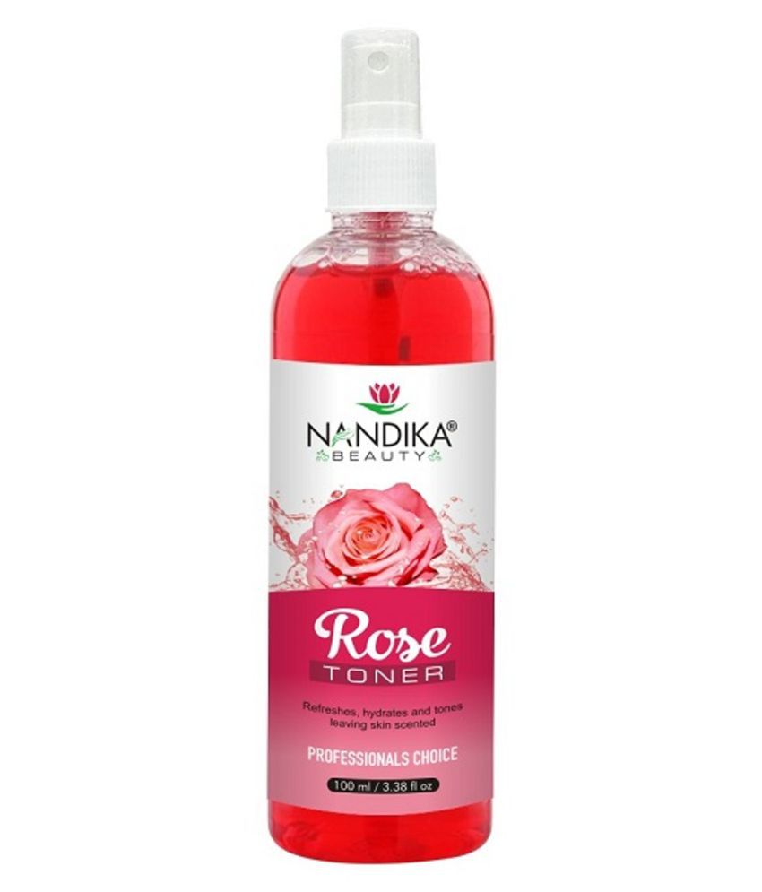     			NANDIKA BEAUTY ROSE SKIN TONER Skin Tonic 100 mL Pack of 2