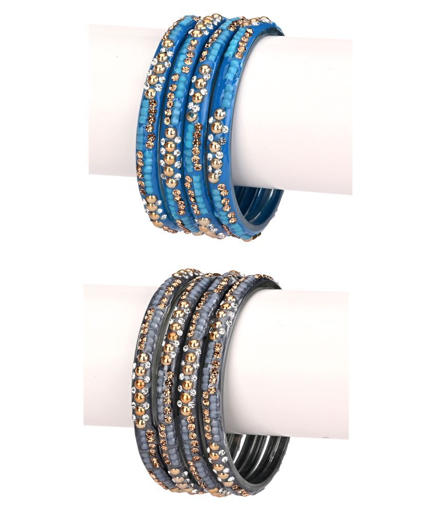     			Somil Designer And Attractive Wedding Fancy Glass Bangle Set For Party, Marriage, Function And Daily Use