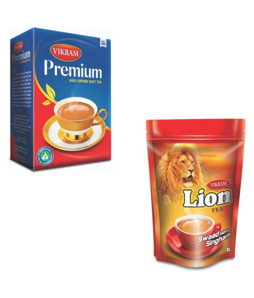     			Vikram Lion CTC Tea 1000 Gm Assam Tea Powder +Premium Dust 1250 gm Pack of 2