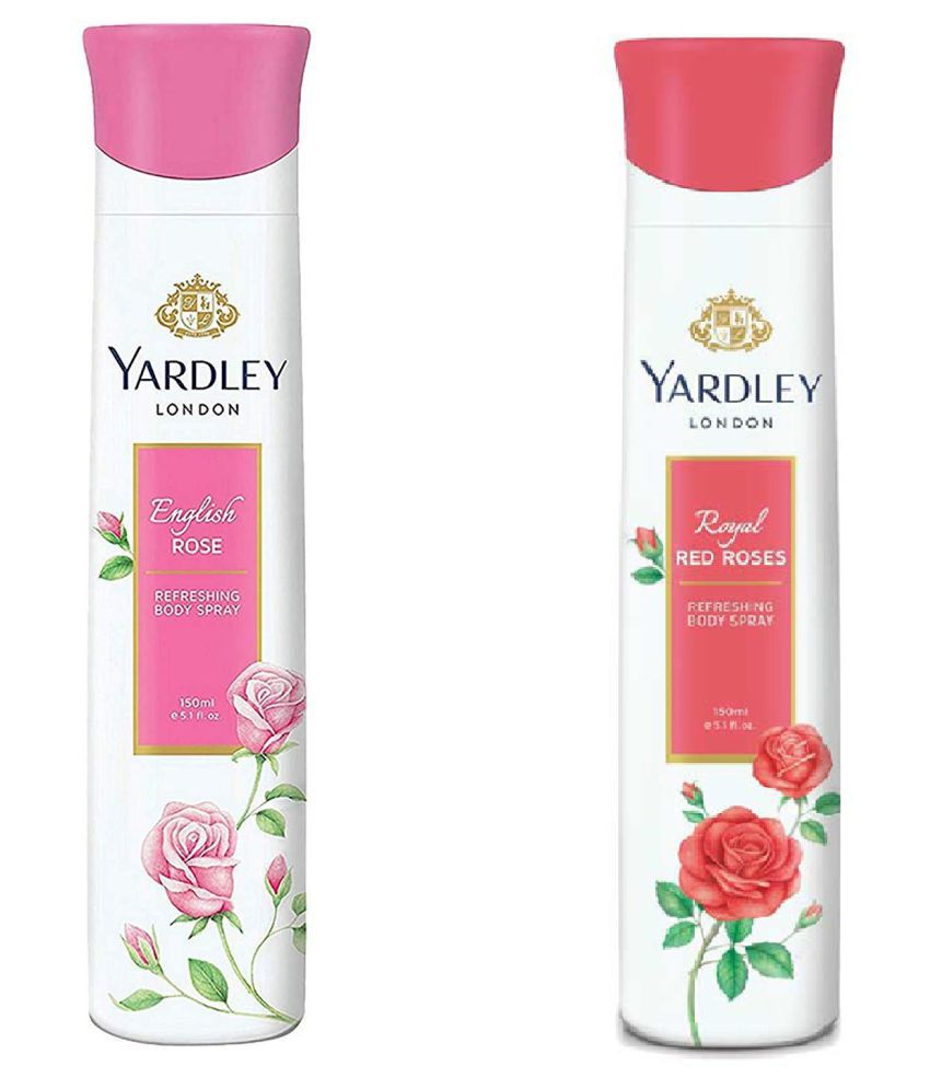    			Yardley London Royal Red Rose, English Rose Deodorant Spray - For Men & Women