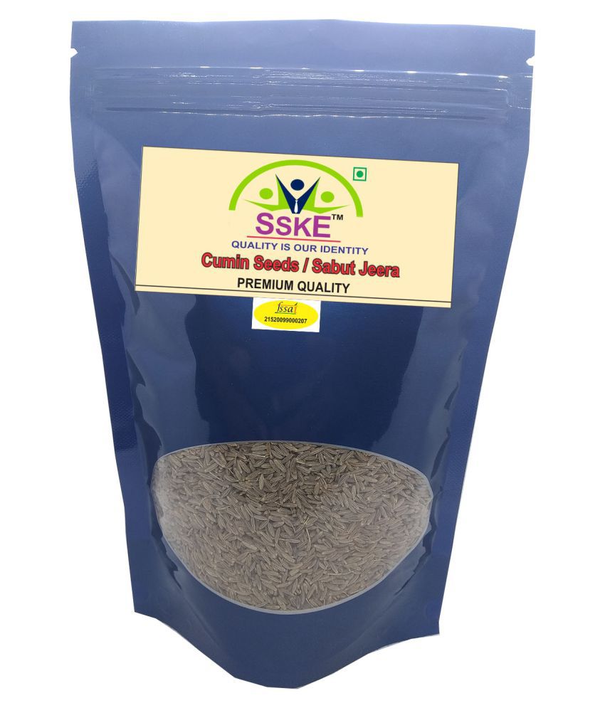 SSKE Cumin Seeds / Sabut Jeera (Premium Quality 100% Natural 200gX2) 400 gm Pack of 2