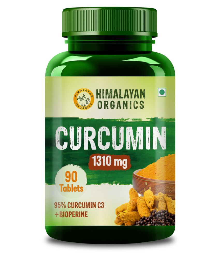     			Himalayan Organics Curcumin with Bioperine 90 no.s Vitamins Tablets