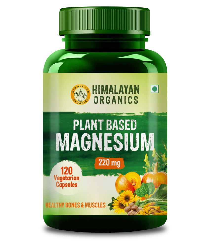     			Himalayan Organics Plant Based Magnesium 220mg 120 no.s Multivitamins Capsule
