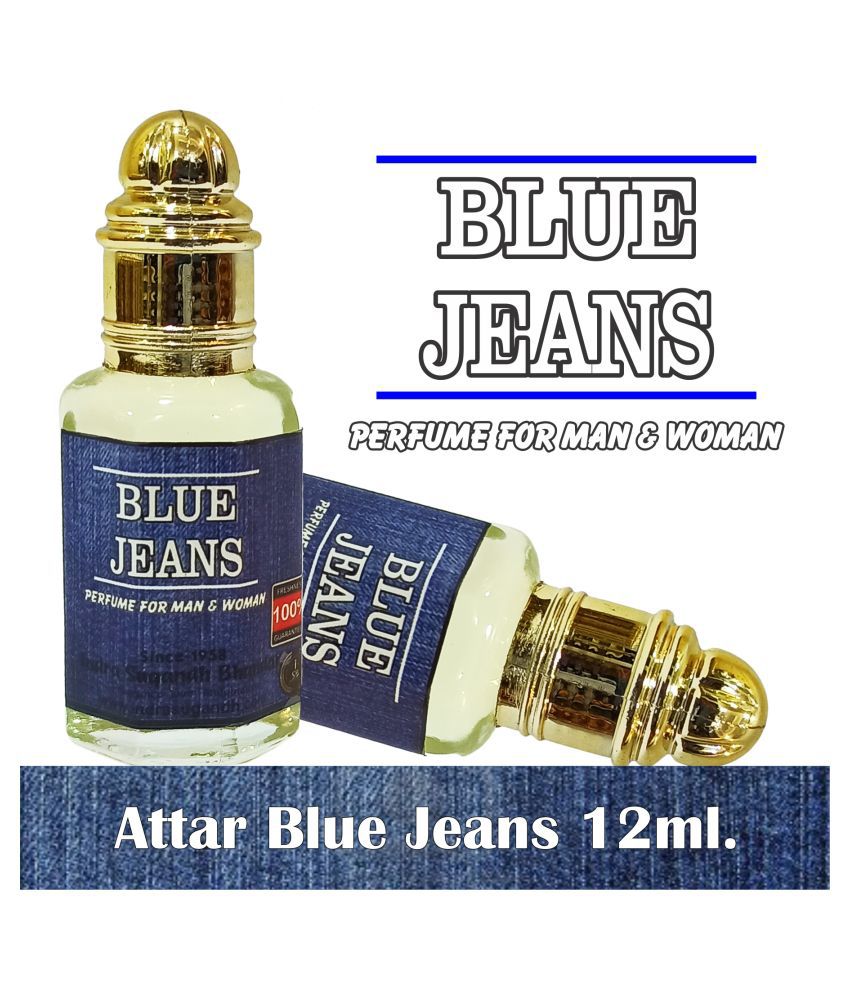     			INDRA SUGANDH BHANDAR - Real Blue Jeans Attar For Men & Women 12ml Pack Of 1