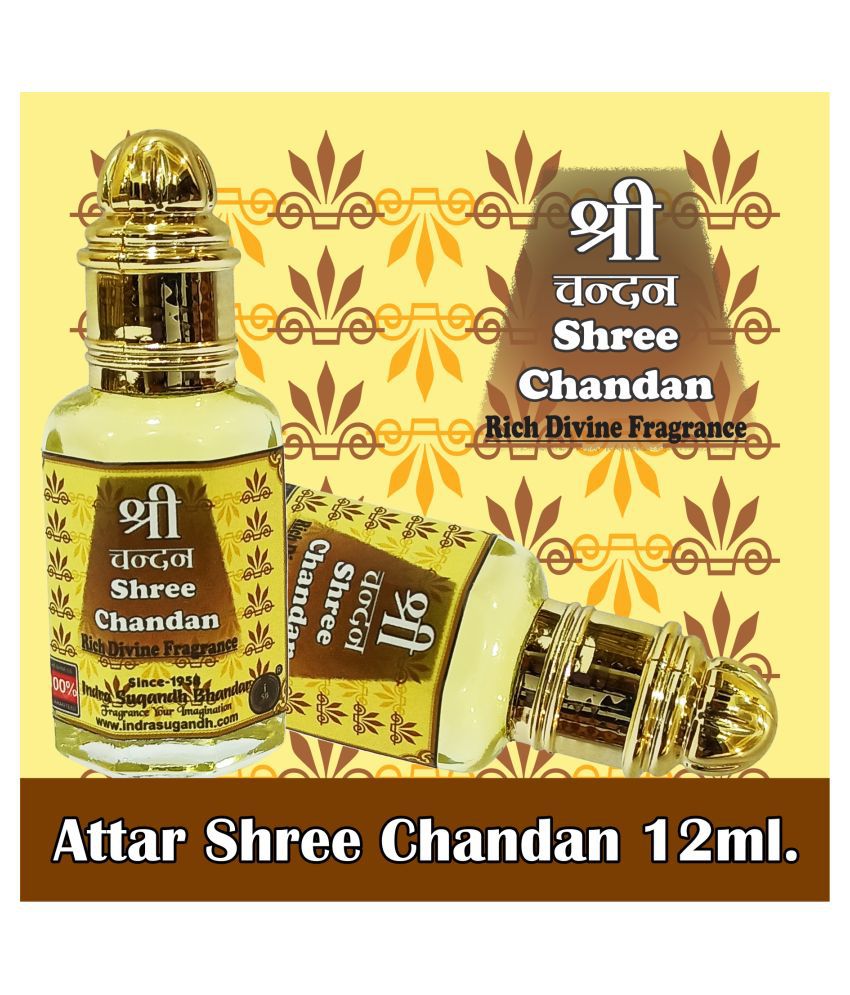     			INDRA SUGANDH BHANDAR Attar For Men|Women Shree Mysore Sandal|Chandan Woody & Musky Long Lasting Fragrance 12ml Rollon Pack…