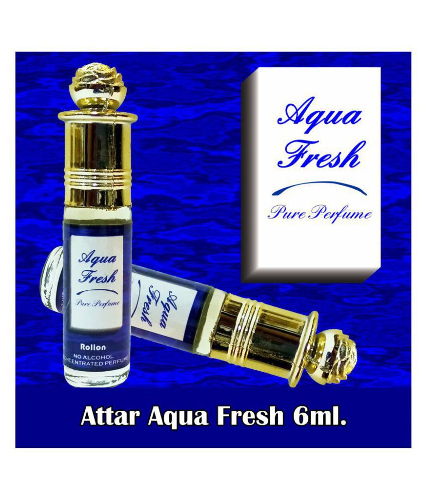     			INDRA SUGANDH BHANDAR Attar For Men|Women Aqua Fresh Pure Perfume 24 Hours Long Lasting Refreshing Fragrance 6ml Rollon Pack