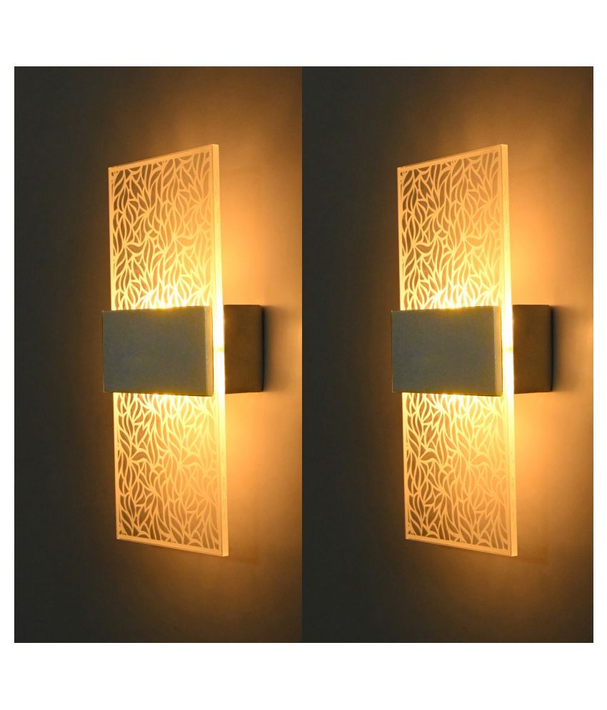     			Somil Led night Lamp Light Wall Light White - Pack of 2