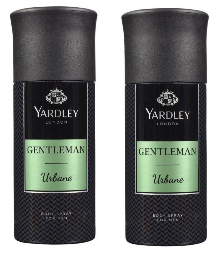     			Yardley London Gentleman Urbane body spray 150 ml each (Pack of 2) Body Spray - For Men & Women