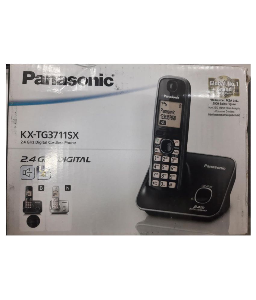 Buy Panasonic KXTG3711SX Cordless Landline Phone ( Multi ) Online at