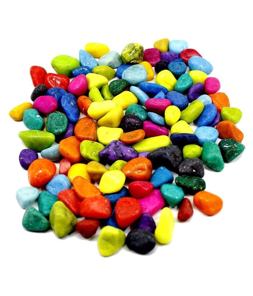     			Somil Multicolor Pabbles/Stone For Garden, Plants, Aquarium & Home Decor Wt. 950g